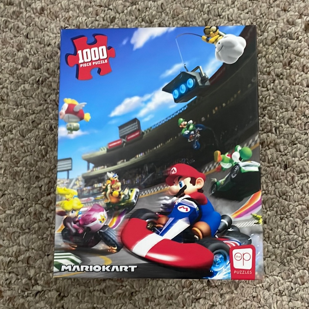 Mario Kart 1000 piece jigsaw puzzle